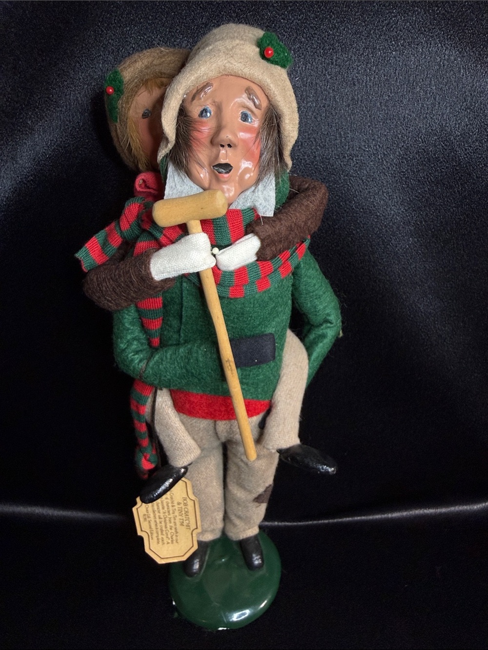 Byers Choice Caroler Bob Cratcht and Tiny Tim Second Edition
